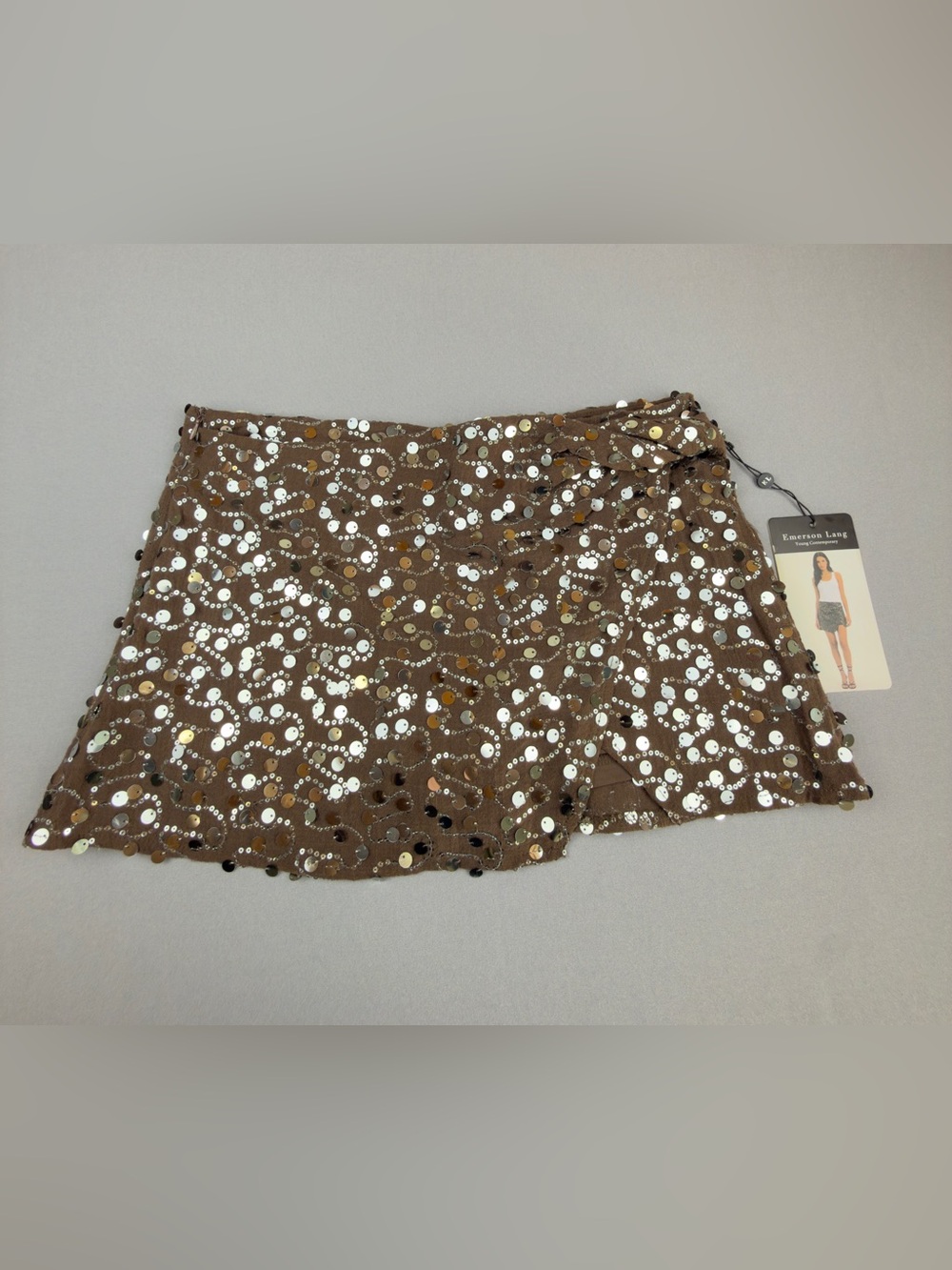 Sequined Brown Women’s Skort by Express Lane